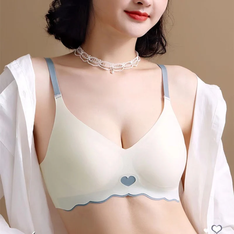 Women's Seamless Heart Wireless Bra